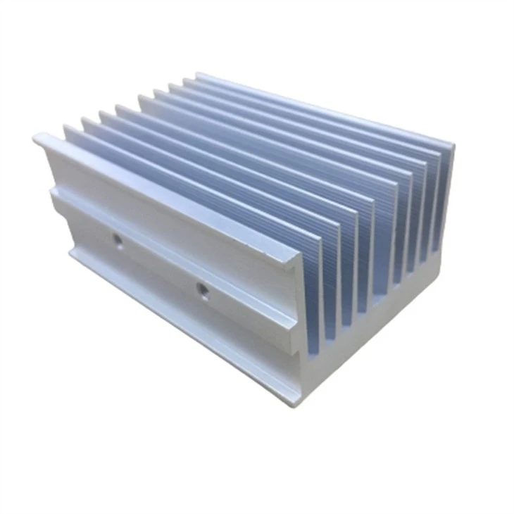 Aluminum Extruded Heatsink With CNC Machining For Telecommunication