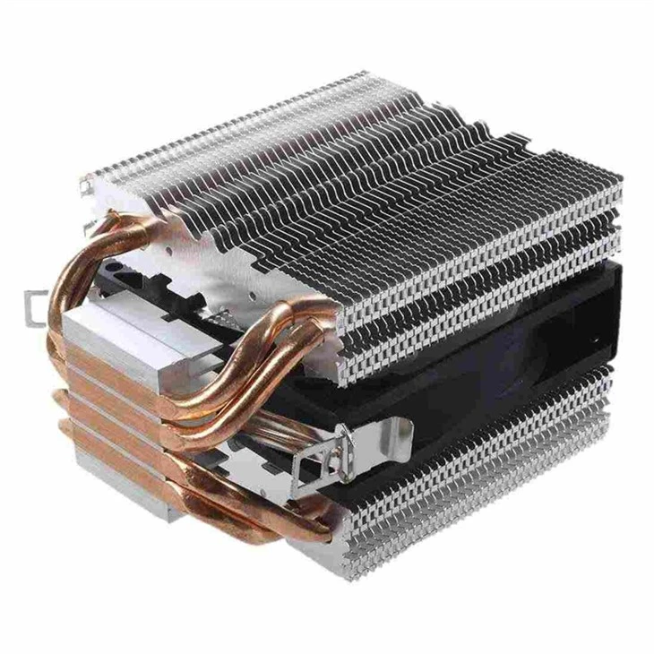 Heatsink procesorja s toplotno cevjo iz aluminijastega rebra
