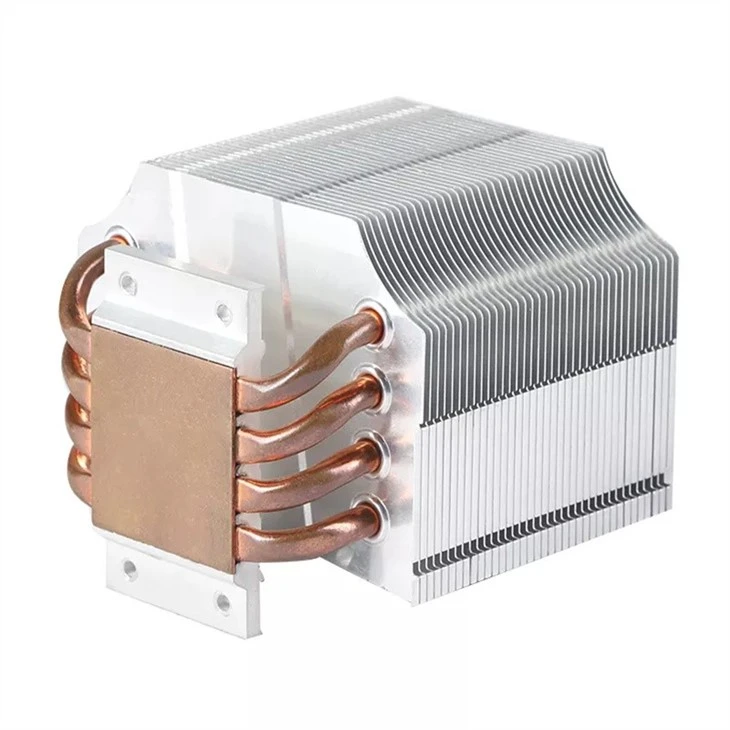 Aluminum Fin Heat Pipe CPU Heatsink