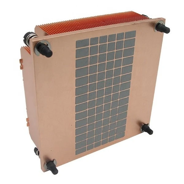 Copper Zipper Fin CPU Heat Sink