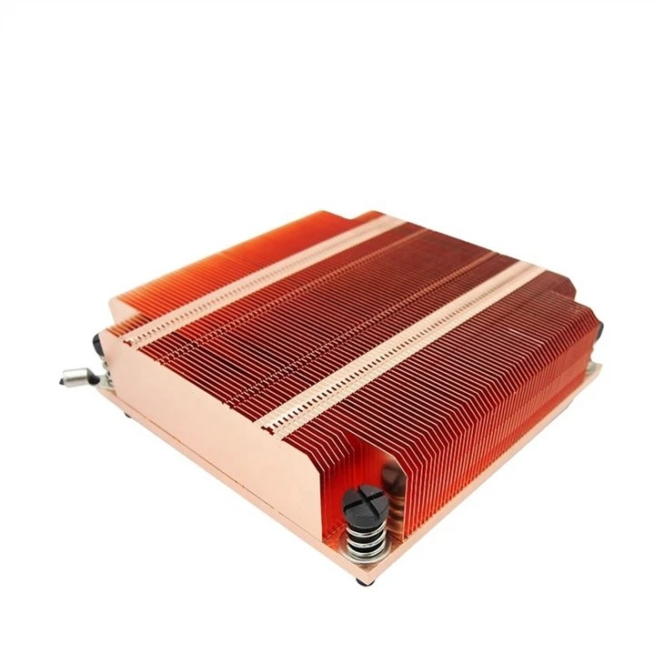 Copper Zipper Fin CPU Heat Sink